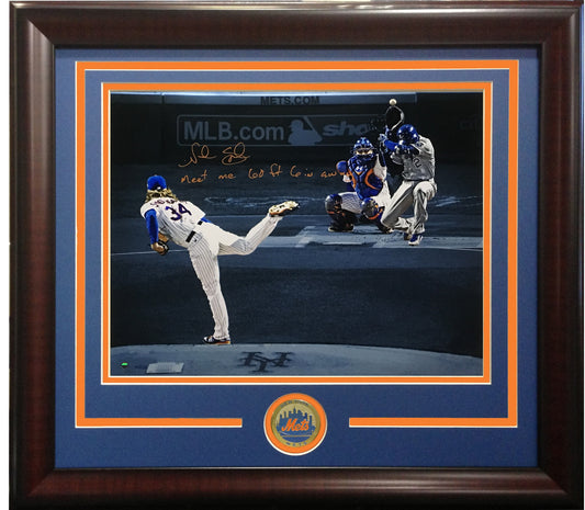 Noah Syndergaard signed meet me 60 ft 16x20 photo framed auto 34/100 1/1 Steiner