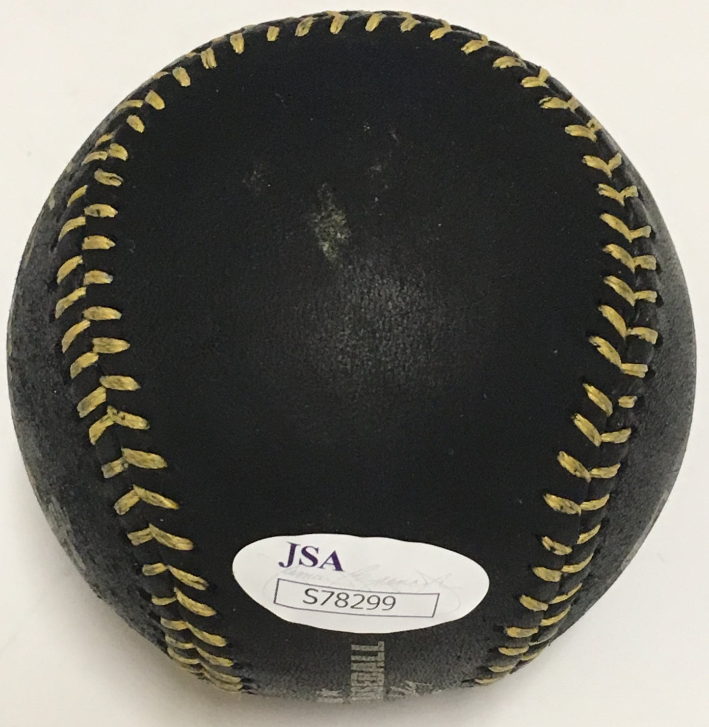 Clint Frazier signed black MLB Baseball Yankees Rookie auto INS #5 pick JSA COA