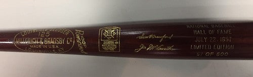 1957 Hall Of Fame Commemorative LS Engraved Auto HOF Bat Joe McCarthy Le/ 500