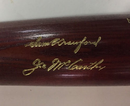 1957 Hall Of Fame Commemorative LS Engraved Auto HOF Bat Joe McCarthy Le/ 500