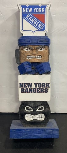 NY Rangers NHL Tiki Totem Lawn Garden Statue all weather