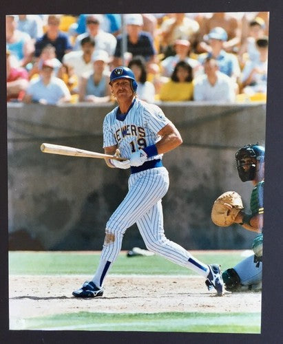 Robin Yount Brewers HOF Action Vintage 8X10 Photo Photofile Iicensed