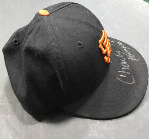 San Fransisco Giants New Era Authentic MLB Hat 5950  7 5/8 Charlie Hayes Signed