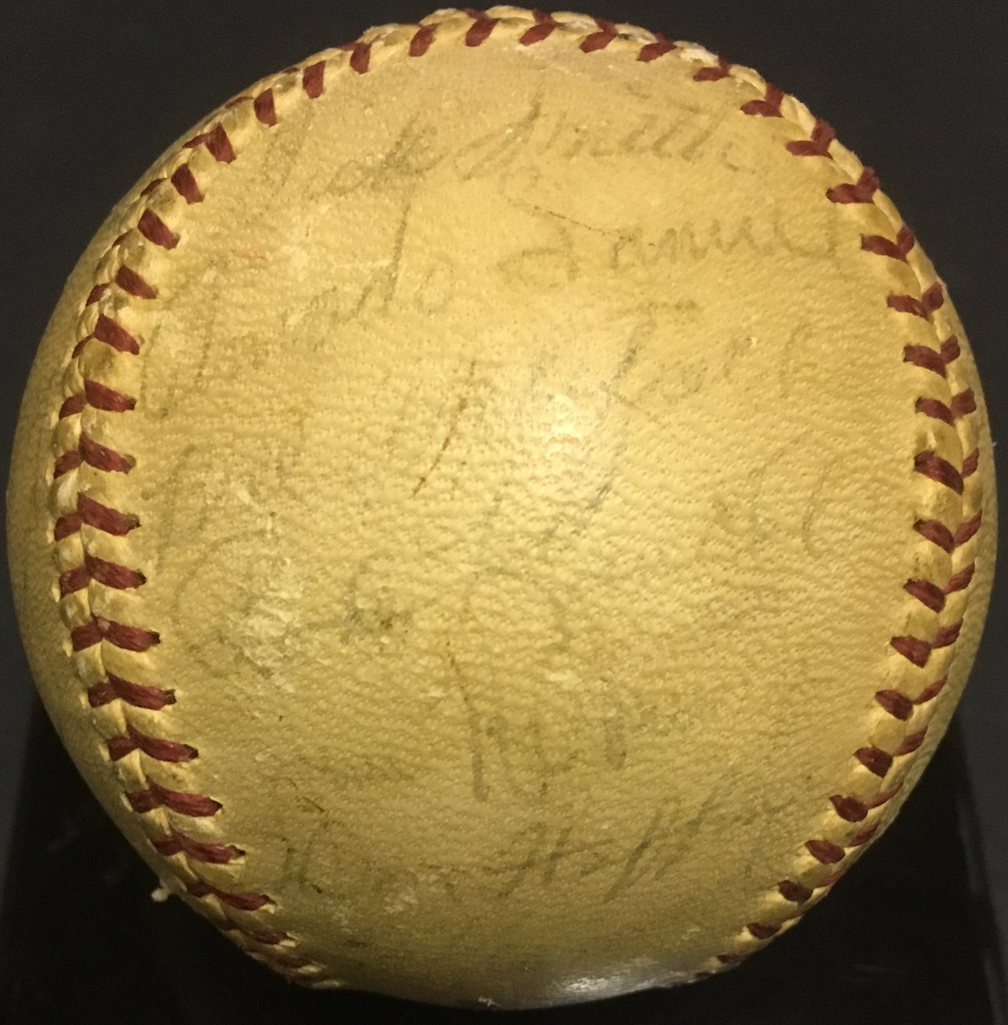 1964 NY Mets 1st team at Shea signed NL baseball 24 auto Casey Stengel CBM COA