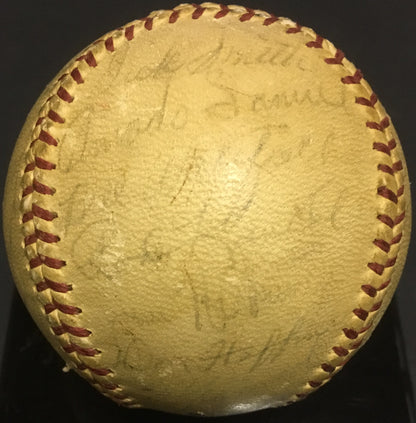 1964 NY Mets 1st team at Shea signed NL baseball 24 auto Casey Stengel CBM COA