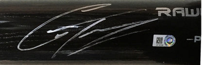 Gleyber Torres signed Rawlings Pro baseball bat Yankees rookie auto Steiner COA