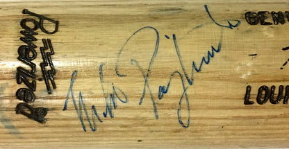 Mike Pagliarulo #13 Yankees signed game used C235 Louisville Slugger bat CBM COA