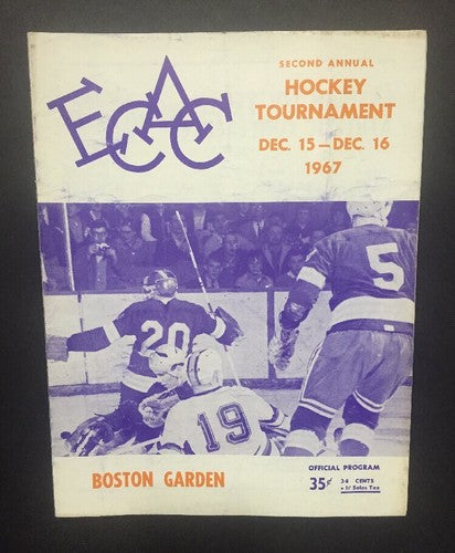 1967 ECAC HOCKEY Tournament Program BOSTON GARDEN Boston College Princeton