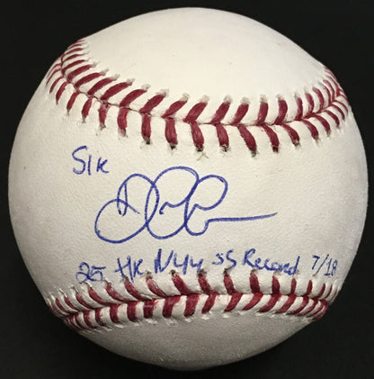 Didi Gregorius signed Baseball ins 25 Hr Yankees SS record autograph Steiner /18