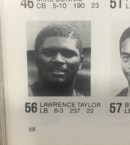 PRO Gameday Official Program Cowboys vs Giants dec 1981 Lawrence Taylor Rookie