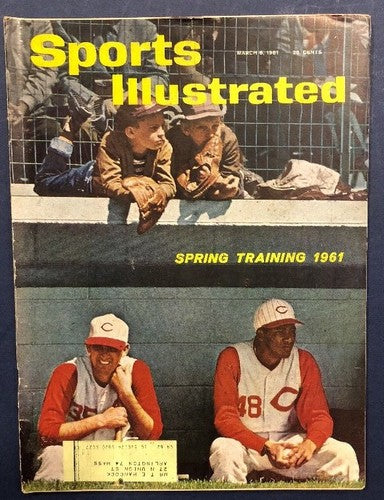 1961 Sports Illustrated Magazine MLB Spring Training 1961 Pontiac Ad J&F Indians