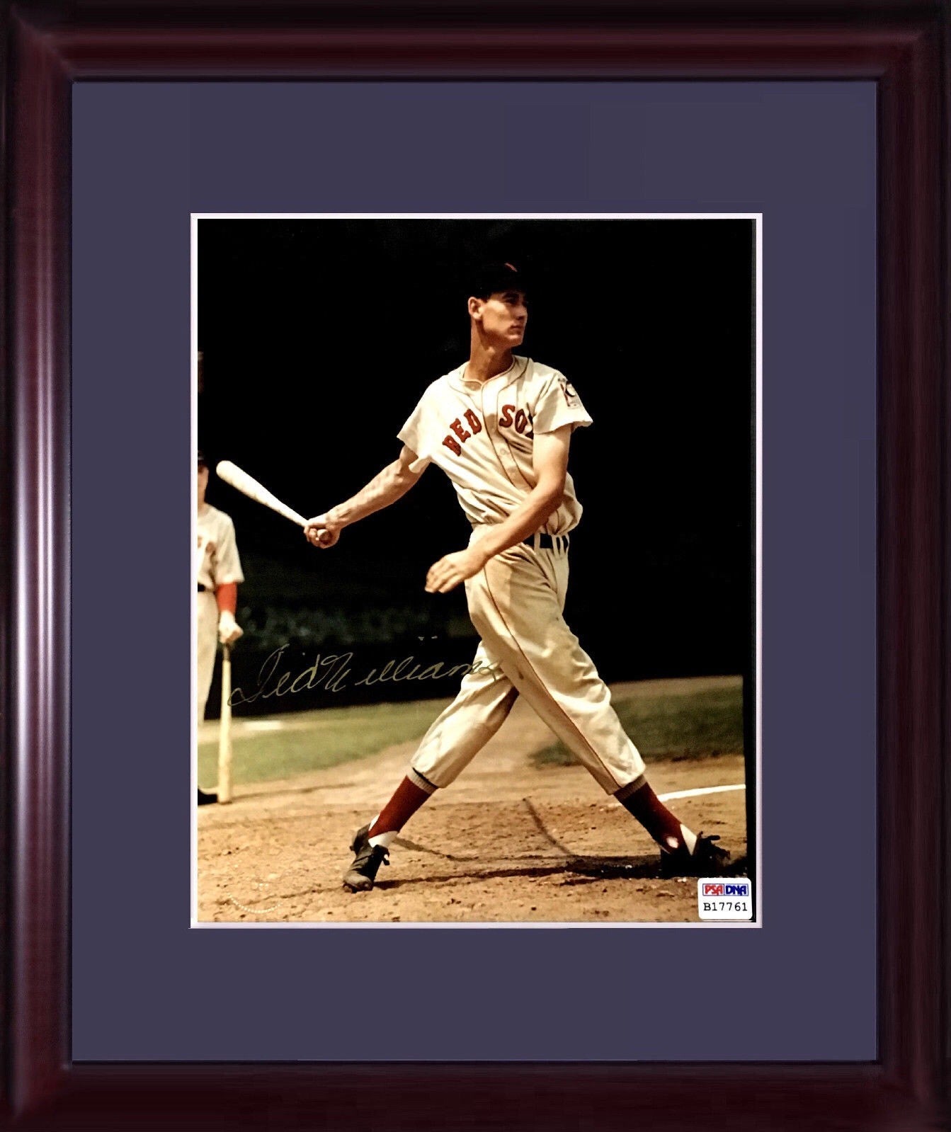 Ted Williams signed 8x10 Arthur Griffin 1939 photo Seal framed Mint auto PSA HOF