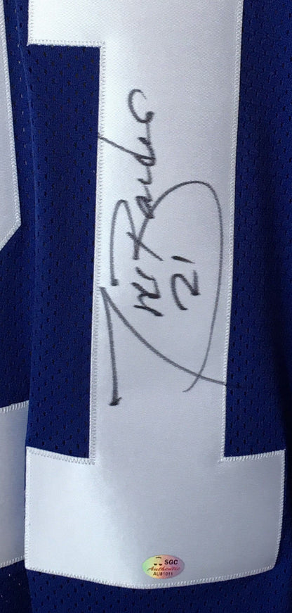 Tiki Barber #21 signed authentic NY Giants football jersey autograph SGC COA
