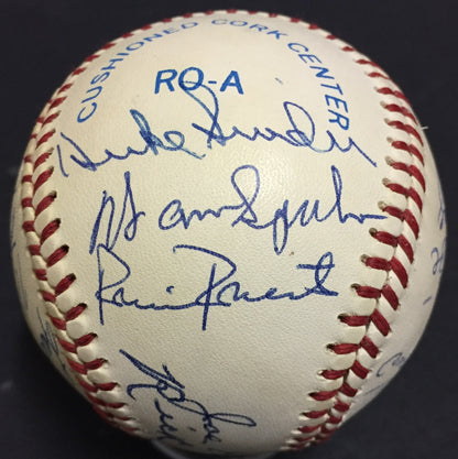 HOF 16 Auto Signed Baseball Duke Snider Bob Gibson Juan Marichal Spahn COA CBM