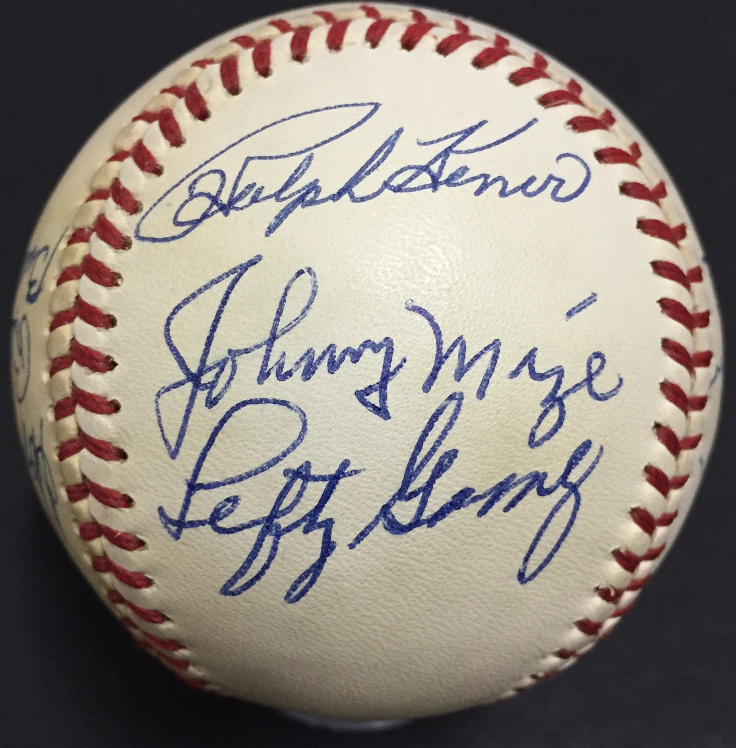 HOF 16 Auto Signed Baseball Duke Snider Bob Gibson Juan Marichal Spahn COA CBM