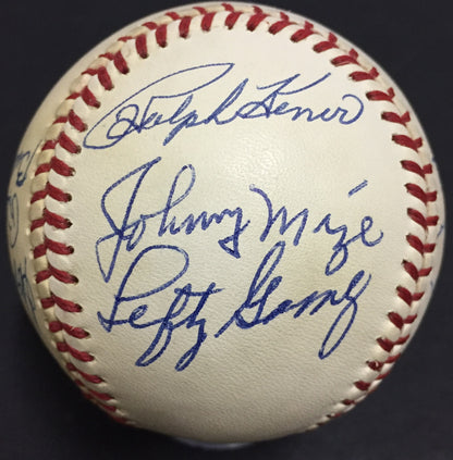HOF 16 Auto Signed Baseball Duke Snider Bob Gibson Juan Marichal Spahn COA CBM