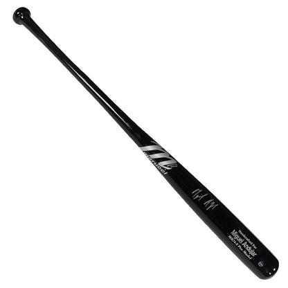 Miguel Andujar signed Marucci Game bat rookie auto Oakland Athletics Steiner Coa