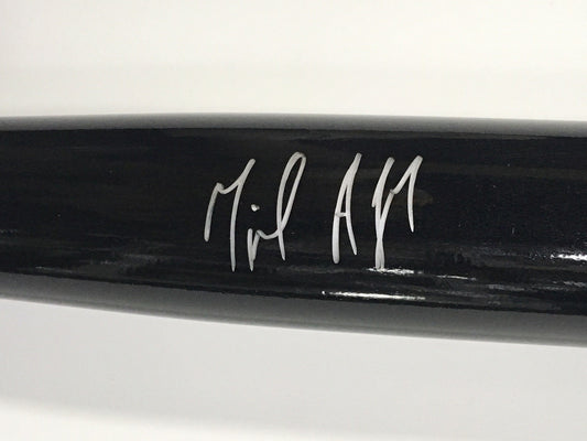 Miguel Andujar signed Marucci Game bat rookie auto Oakland Athletics Steiner Coa