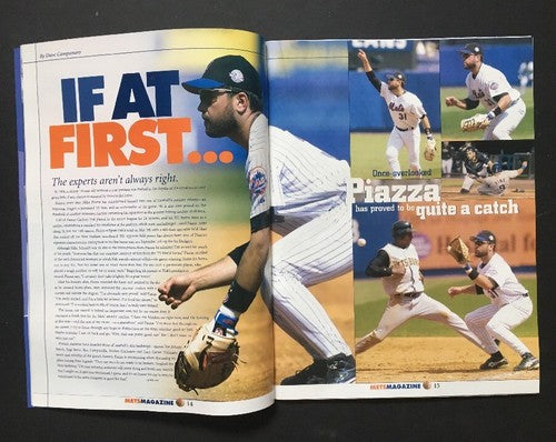 2004 Mike Piazza Makes History 352 Hr Mets Magazine Program Rare