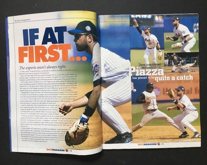 2004 Mike Piazza Makes History 352 Hr Mets Magazine Program Rare