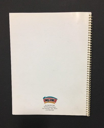 1999 San Antonio Spurs NBA Playoff media Guide Tim Duncan David Robinson champs