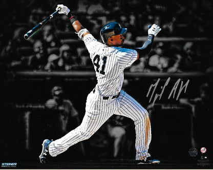 Miguel Andujar signed 8x10 spotlight photo Yankees rookie auto Steiner COA ROY ?