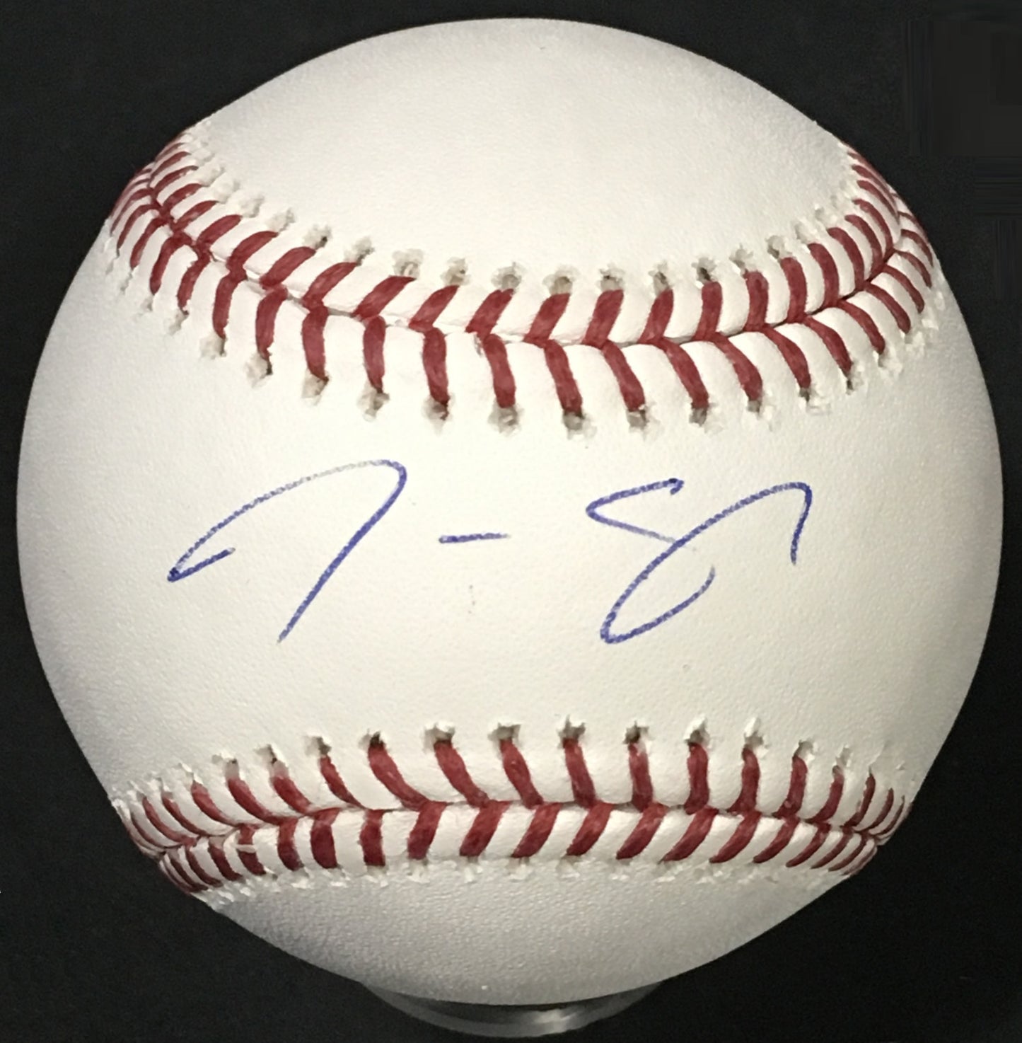 Justus Sheffield signed official MLB Baseball Yankees rookie autograph Steiner