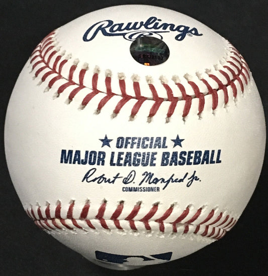 Justus Sheffield signed official MLB Baseball Yankees rookie autograph Steiner