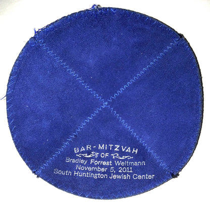 Ron Blomberg Yankees signed yarmulke ins The Chosen Hebrew auto CBM COA RARE