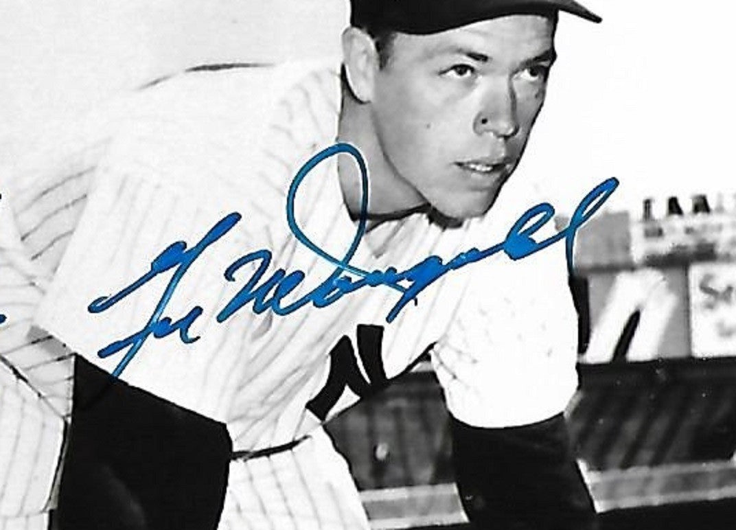 Phil Rizzuto Gil McDougald Andy Carey signed 8x10 photo framed Yankees Auto COA