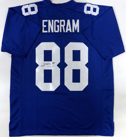 Evan Engram signed Ny Giants jersey # 88 Rookie Mint Autograph Jaguars JSA COA
