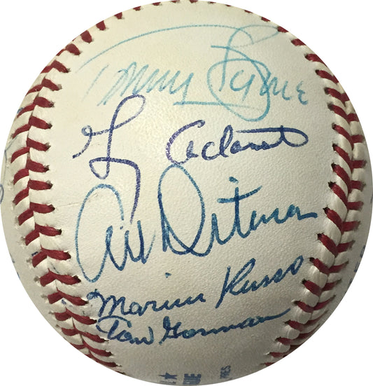 NY Yankees Signed AL Baseball Marius Russo Tresh Spec Shea Henrich 16 Auto Coa