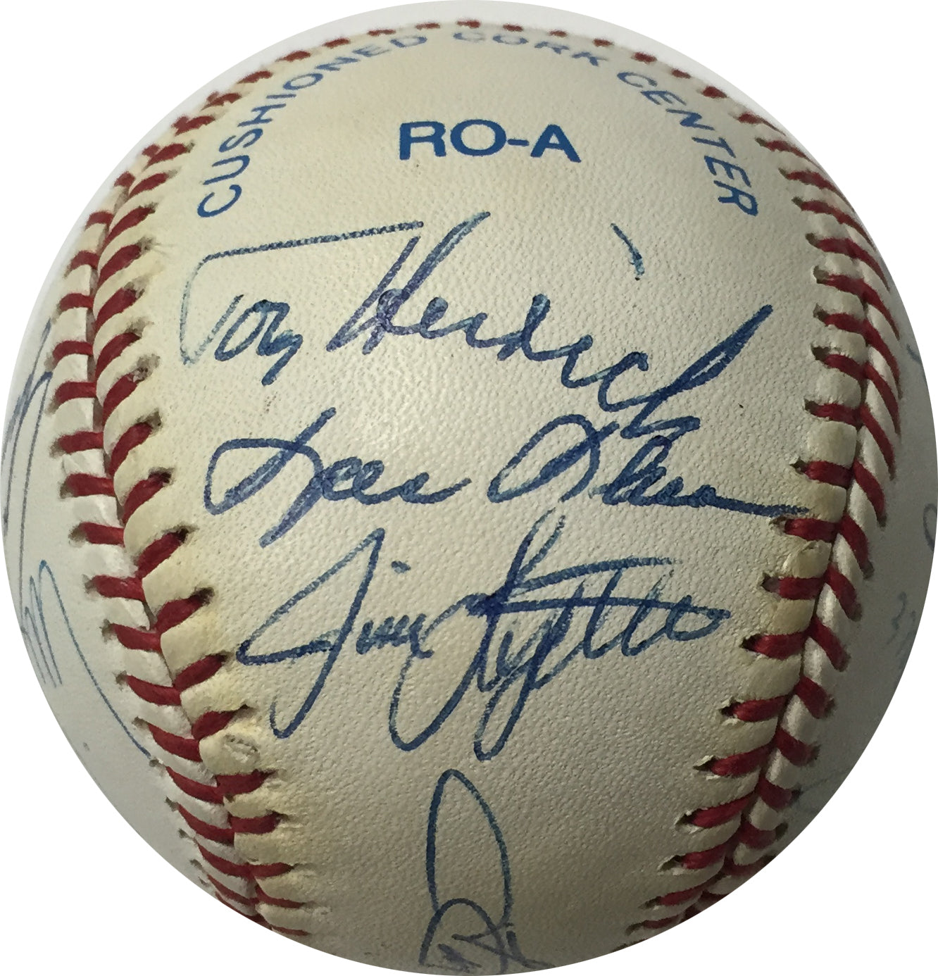 NY Yankees Signed AL Baseball Marius Russo Tresh Spec Shea Henrich 16 Auto Coa