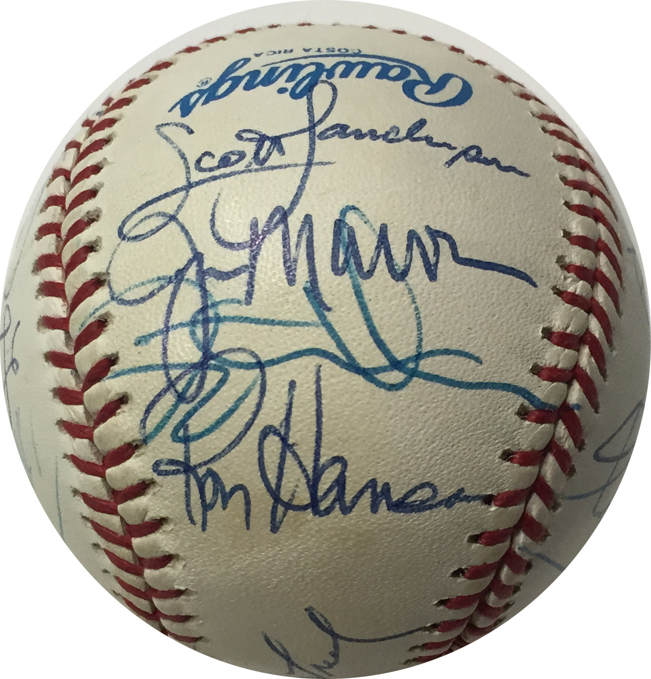 NY Yankees Signed AL Baseball Marius Russo Tresh Spec Shea Henrich 16 Auto Coa
