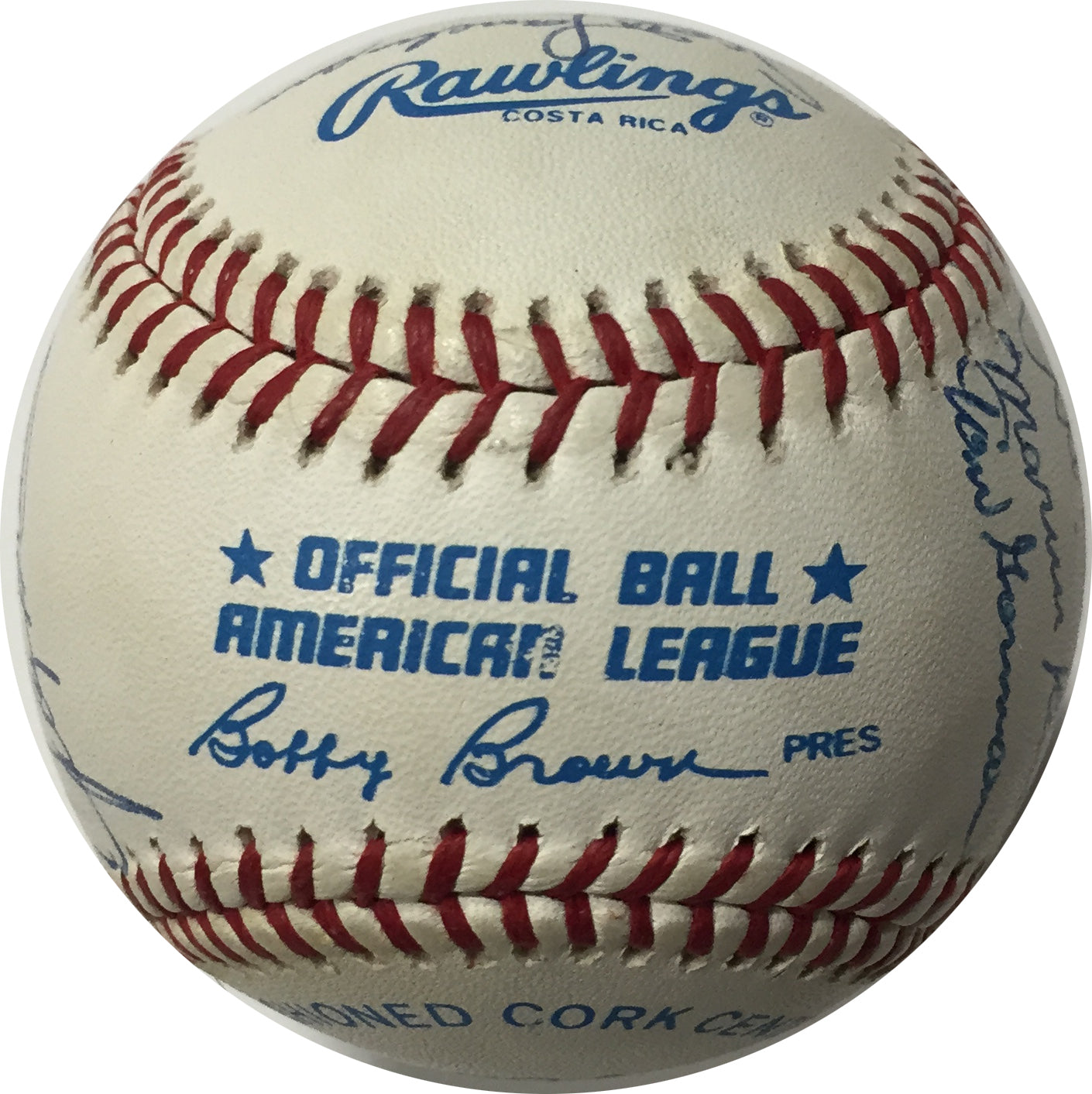 NY Yankees Signed AL Baseball Marius Russo Tresh Spec Shea Henrich 16 Auto Coa