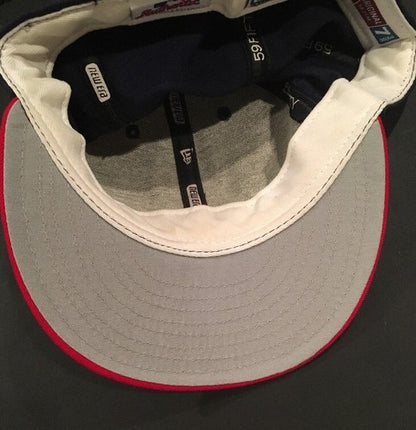 aaron boone signed game used Indians baseball hat autograph COA yankees manager