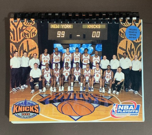 2000 NBA Playoffs Playoff Press Media Guide Knicks Patrick Ewing Jeff Van Gundy