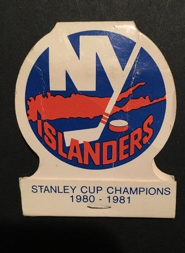 Matchbook Cover NY Islanders  Giulio Cesare Westbury MT Intact 1980 Stanley Cup