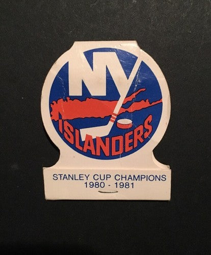 Matchbook Cover NY Islanders  Giulio Cesare Westbury MT Intact 1980 Stanley Cup