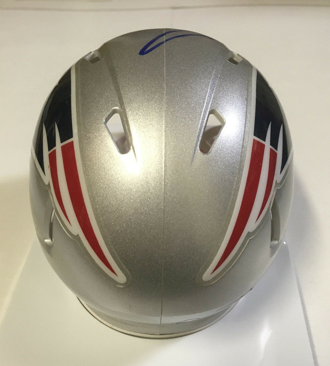 Sony Michel signed Patriots Mini Helmet rookie Autograph Steiner COA Super Bowl