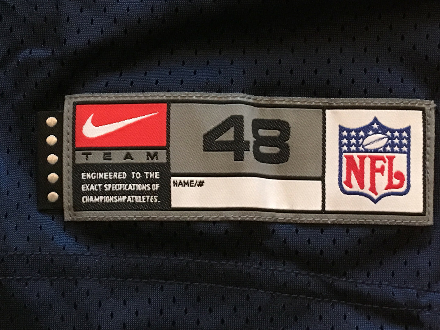Neil Smith signed #90 Size 48 Nike Denver Broncos Pro jersey autograph CBM COA