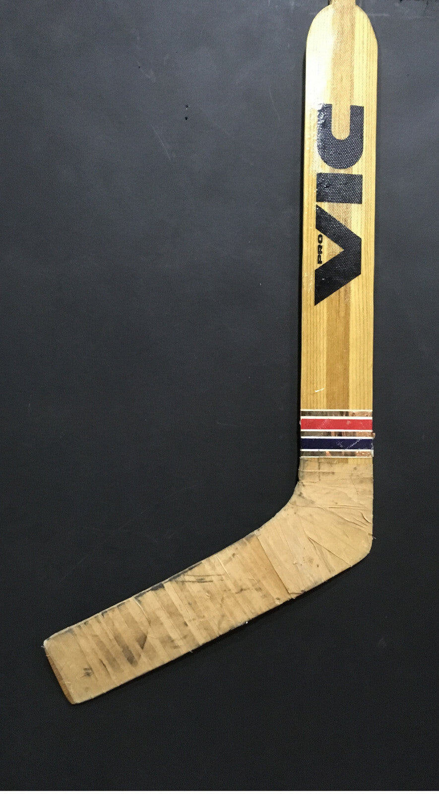 Glenn Chico Resch Islanders game used Vic Victoriaville 271 Goalie stick COA