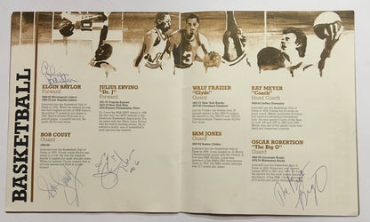 Greatest Sports legends signed program 24 auto Wayne Gretzky Gordie Howe COA