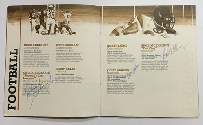 Greatest Sports legends signed program 24 auto Wayne Gretzky Gordie Howe COA
