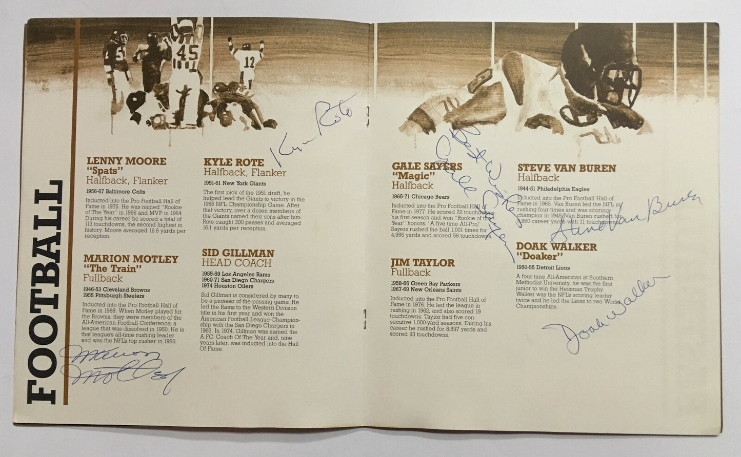 Greatest Sports legends signed program 24 auto Wayne Gretzky Gordie Howe COA