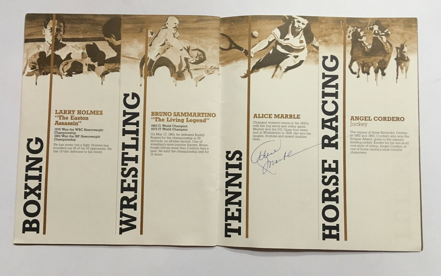 Greatest Sports legends signed program 24 auto Wayne Gretzky Gordie Howe COA
