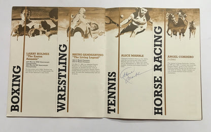 Greatest Sports legends signed program 24 auto Wayne Gretzky Gordie Howe COA