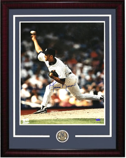 Mariano Rivera signed 16x20 photo framed Yankees vintage Rookie auto HOF Steiner
