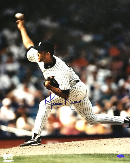 Mariano Rivera signed 16x20 photo framed Yankees vintage Rookie auto HOF Steiner