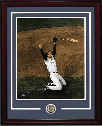 Mariano Rivera signed 16x20 Celebration photo framed Yankees coin auto Steiner